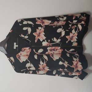 Floral Bomber Jacket